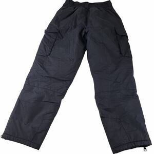 Skigear Pants Snow Youth Unisex Medium Winter Black Warm Comfort Pockets